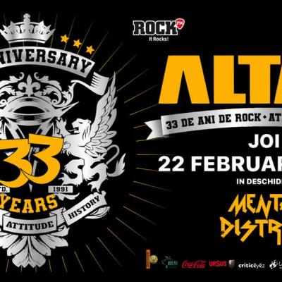 Concert Aniversar ALTAR - 33 de Ani de Rock Atitudine și Istorie la Club Quantic