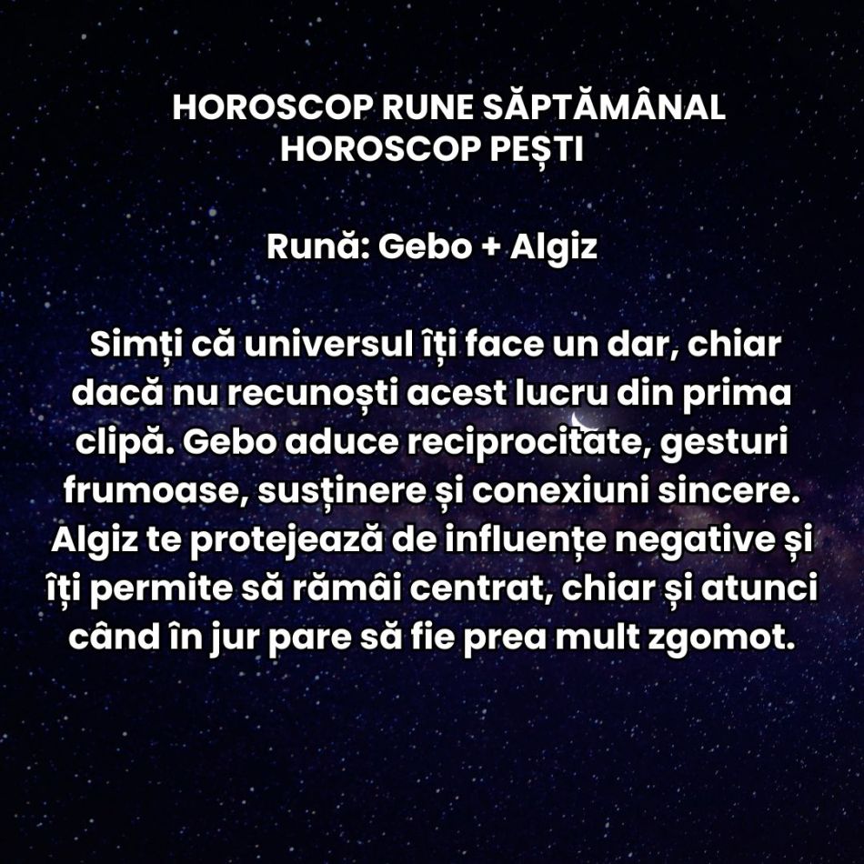 Horoscop Rune săptămâna 15-21 decembrie 2025: Energia Solstițiului începe să se facă resimțită și aduce reevaluări și tensiuni