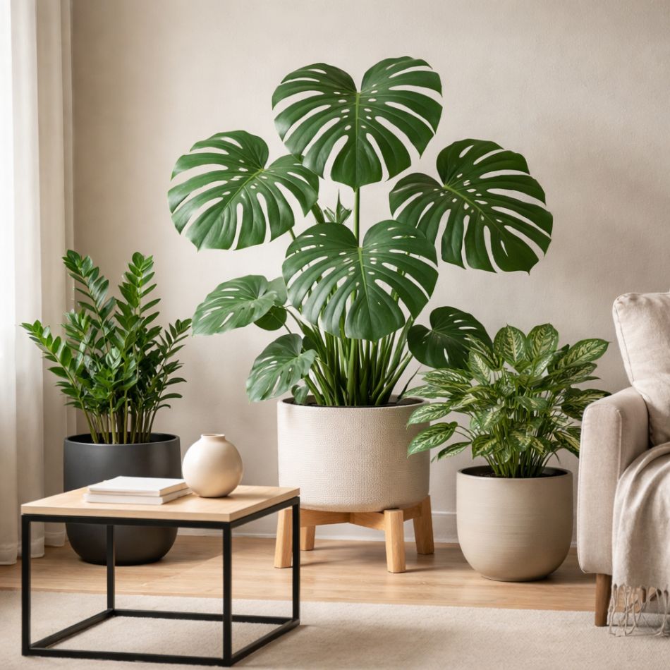 Combinații de plante decorative pentru fiecare spațiu din apartament: living, dormitor, baie, balcon și bucătărie