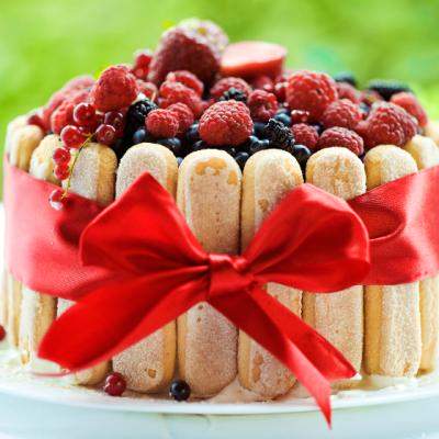 Tort de frisca cu piscoturi