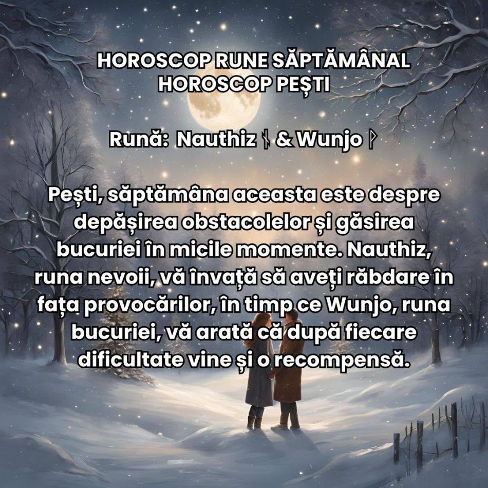 Horoscop Rune săptămâna 9-15 decembrie 2024  - Runele ne spun: „Capul sus, căci Mercur iese din retrograd! Ne redresăm rapid!”