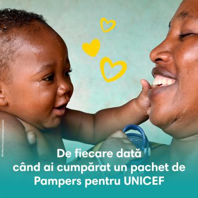 PAMPERS & UNICEF SĂRBĂTORESC 15 ANI DE REUȘITE 