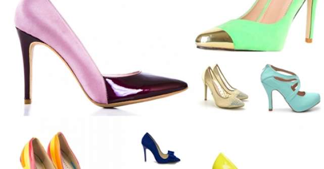 15 perechi de pantofi in culori electrizante
