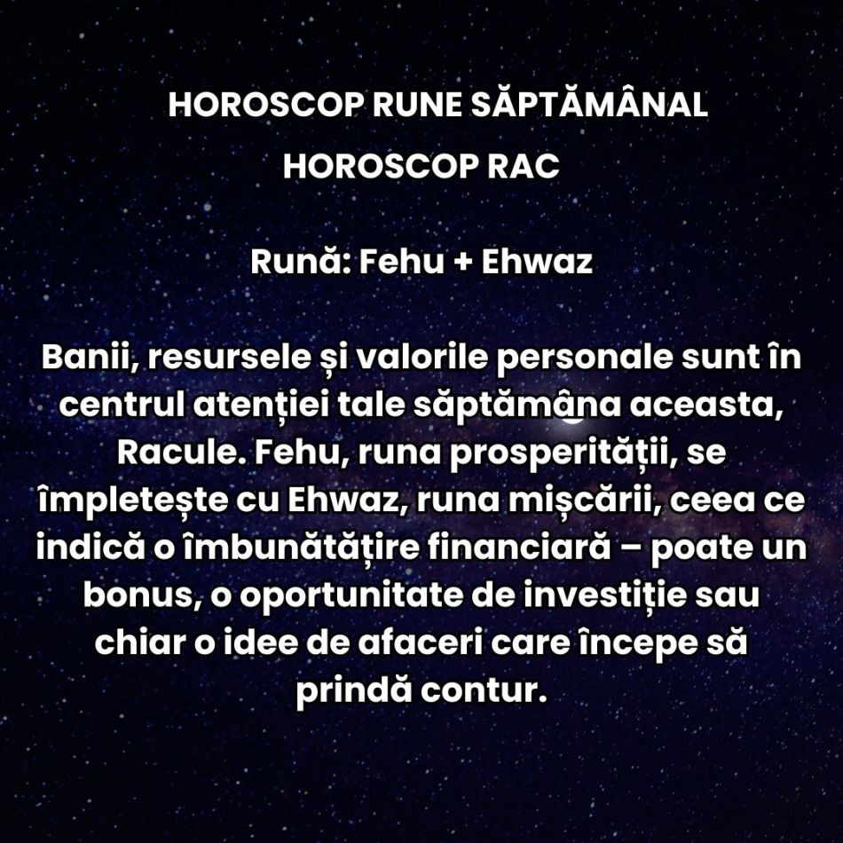 Horoscop Rune săptămâna 24 februarie–2 martie 2025: Săptămâna Dragobetelor și Mărțisorului ne aduce promisiunea noului început!