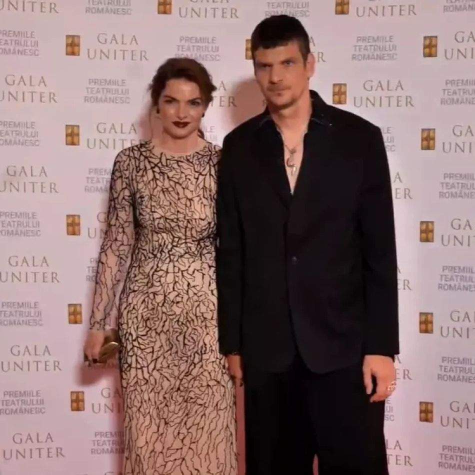 Tudor Chirilă și Iulia Mîzgan, apariție rară la Gala UNITER 2026. Actorul, nominalizat după 23 de ani