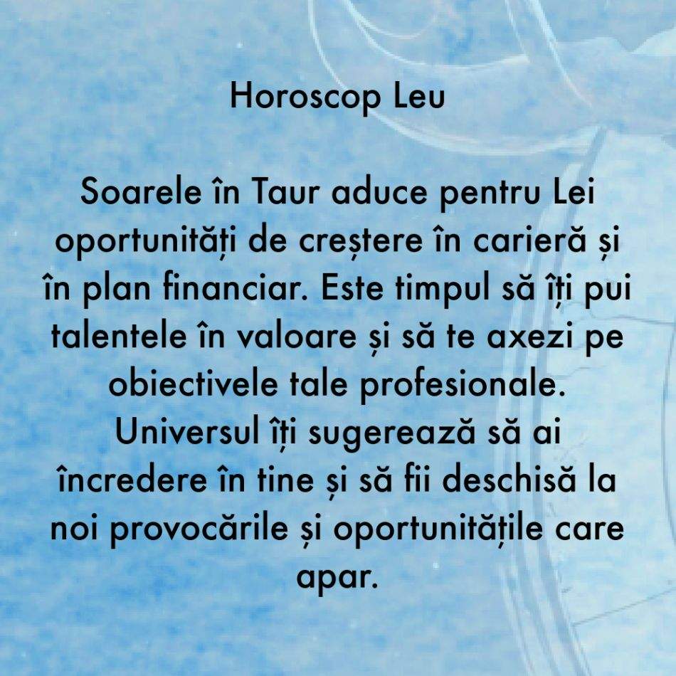Pe 20 aprilie începe sezonul Taurului. În următoarele săptămâni se vor schimba destine. Sfatul Universului pentru fiecare zodie