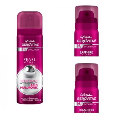 Gerovital H3 Evolution - primele deodorante antiperspirante cu Acid Hialuronic din Romania 