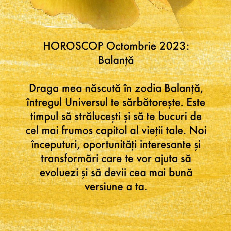 Horoscop octombrie 2023: Începe curățenia de toamnă în suflet. Readucem liniștea și pacea în viețile noastre