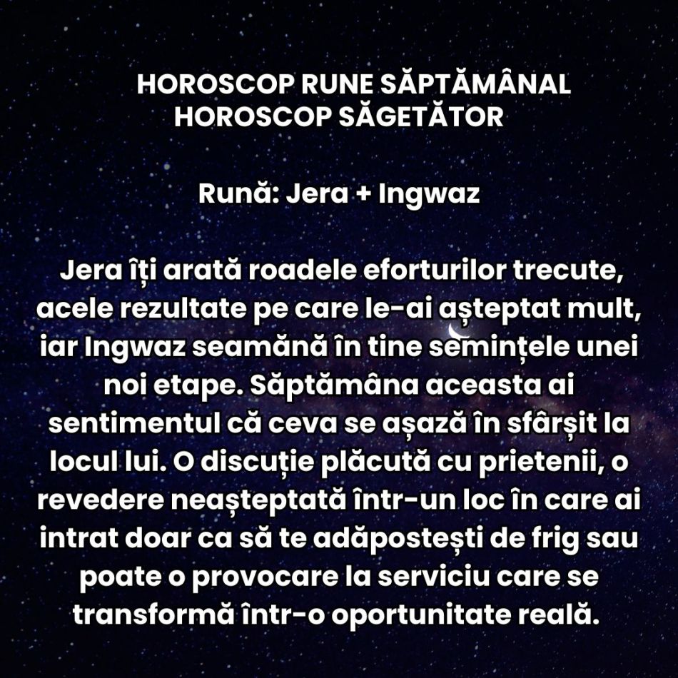 Horoscop Rune săptămâna 29 dec-4 ian 2026: Luna Plină în Rac ne alină oboseala și ne oferă resursele pentru an plin de reușite