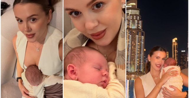 Emily Burghelea, internată într-o clinică specială pentru mămici, după nașterea celui de-al treilea copil 