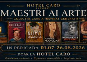 Happy Cinema și Caro Cultura aduc capodoperele marilor maeștri ai picturii pe terasa Hotelului Caro