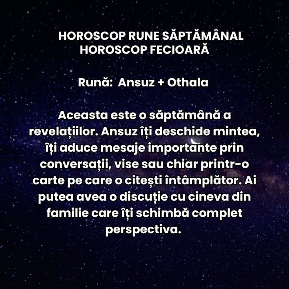 Horoscop Rune săptămâna 24-30 martie 2025: Vârtejul cosmic continuă și crește miza, alimentat de Eclipsa în Berbec și Retrograde