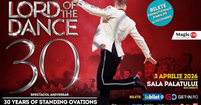 Lord of the Dance revine în România pe 2 și 3 aprilie 2026