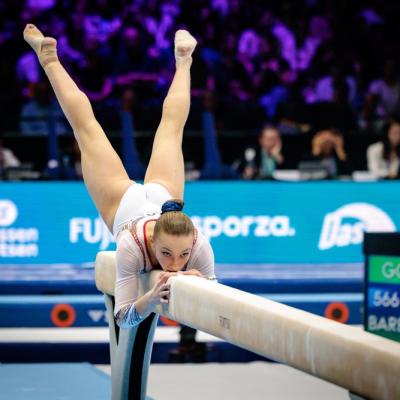 Ana Bărbosu aduce României bronzul european la gimnastică