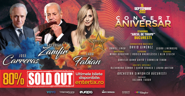 O săptămână până la concertul aniversar Gheorghe Zamfir și 80% dintre bilete SOLD OUT
