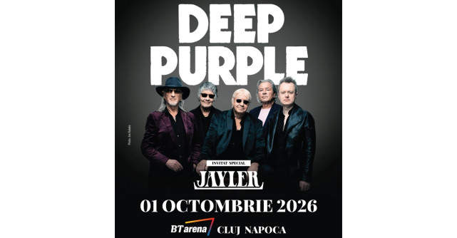 DEEP PURPLE | Concert în România, în data de 1 octombrie 2026