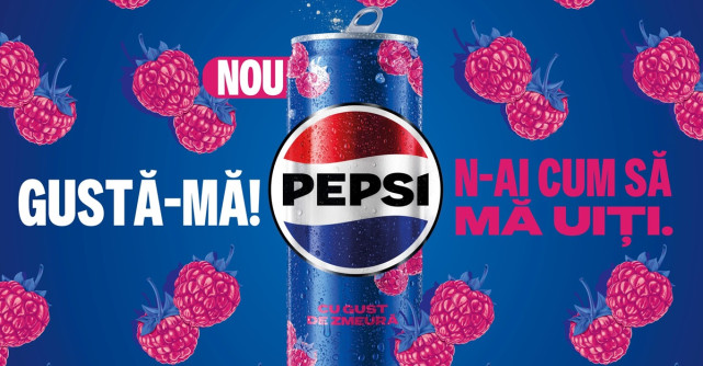Pepsi® cu gust de zmeură ajunge în România: o nouă variantă îndrăzneață a unui clasic favorit