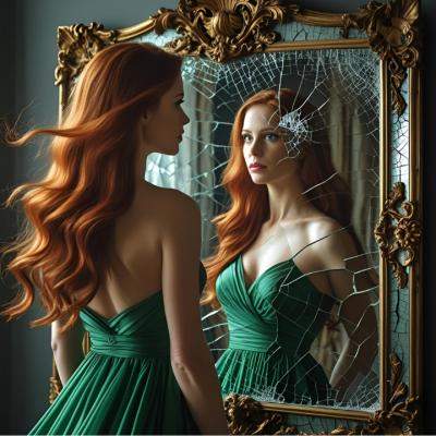 Oglinda spartă și blestemul ei: cum să scapi de energiile care îți fură norocul