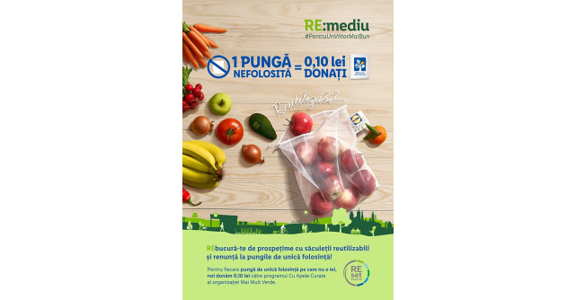 Lidl introduce in magazine saculetii reutilizabili pentru fructe si legume