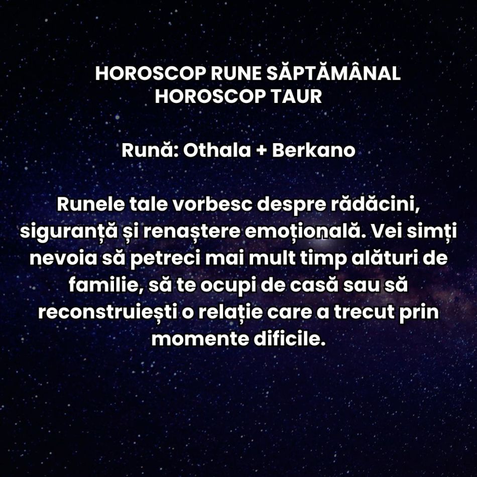 Horoscop Rune 8-14 iunie 2026: Trăim o perioadă luminoasă, promițătoare, plină de oportunități mari!