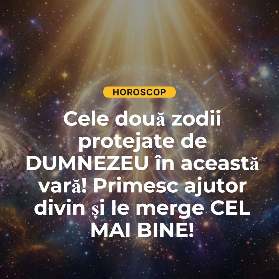 Cele două zodii protejate de DUMNEZEU în această vară! Primesc ajutor divin și le merge CEL MAI BINE!