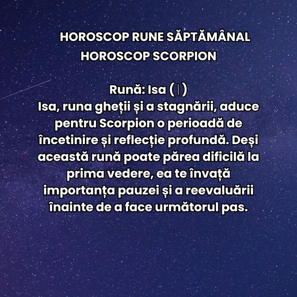 Horoscop Rune săptămâna 7-13 octombrie 2024: Unde îți vei îndrepta atenția?