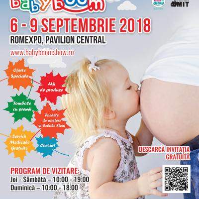 (P) Pe 6 septembrie incepe Baby Boom Show – la ROMEXPO