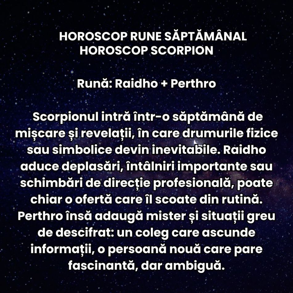 Horoscop Rune săptămâna 23 februarie-1 martie 2026: Finalul de iarnă ne cere să nu ne lăsăm controlați doar de emoții