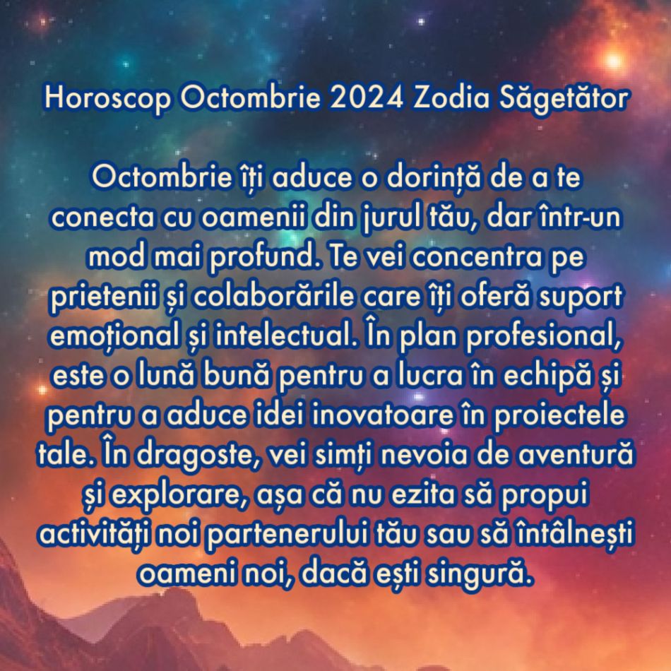 Horoscop octombrie 2024. Toată durerea noastră se transformă în bucurie. Ne naștem a doua oară!