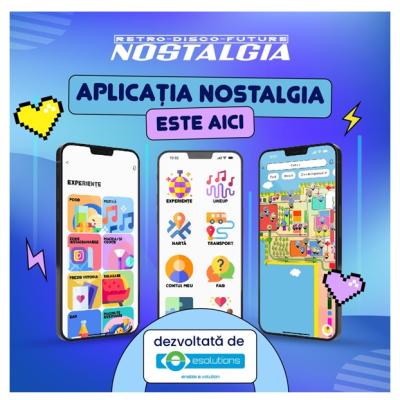 NOSTALGIA anunță parteneriatul cu eSolutions  și lansează aplicația oficială a festivalului