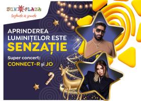 Sun Plaza aprinde luminițele de Crăciun și dă startul sezonului festiv cu un super concert Connect-R și Jo&Band!