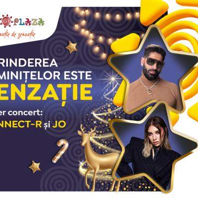 Sun Plaza aprinde luminițele de Crăciun și dă startul sezonului festiv cu un super concert Connect-R și Jo&Band!