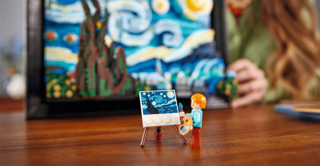 Opera lui Vincent van Gogh ia forma LEGO