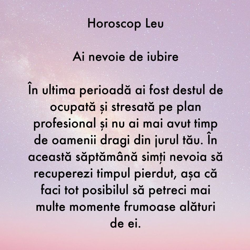 De ce are nevoie fiecare semn zodiacal în săptămâna 13-19 noiembrie