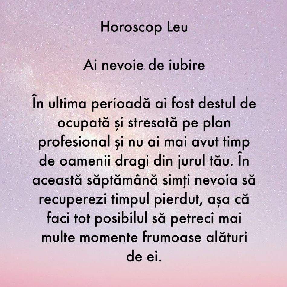 De ce are nevoie fiecare semn zodiacal în săptămâna 13-19 noiembrie