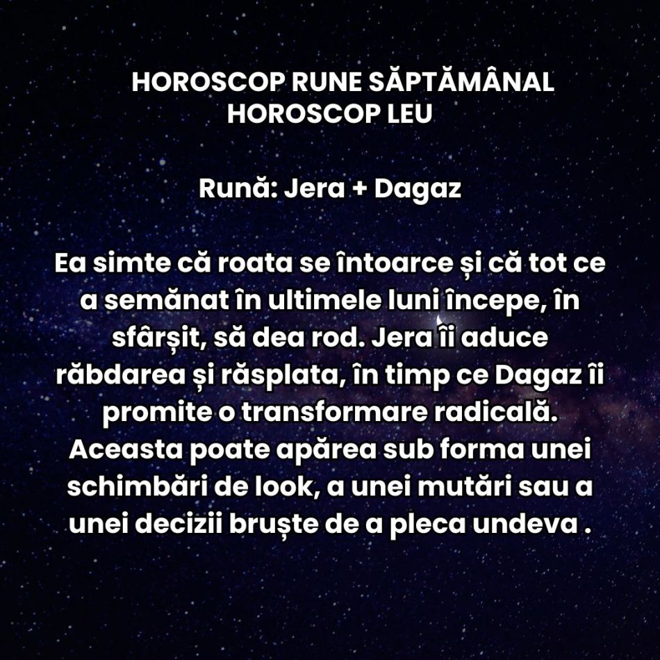 Horoscop Rune săptămâna 2-8 iunie 2025: Universul ne invită să ne lăsăm purtați de curenții invizibili ai destinului