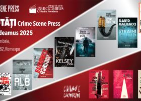 Crime Scene Press vine la Târgul de Carte Gaudeamus 2025 cu noi titluri incitante, reduceri speciale și lansări-eveniment