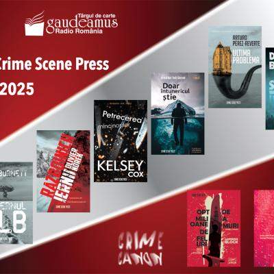 Crime Scene Press vine la Târgul de Carte Gaudeamus 2025 cu noi titluri incitante, reduceri speciale și lansări-eveniment