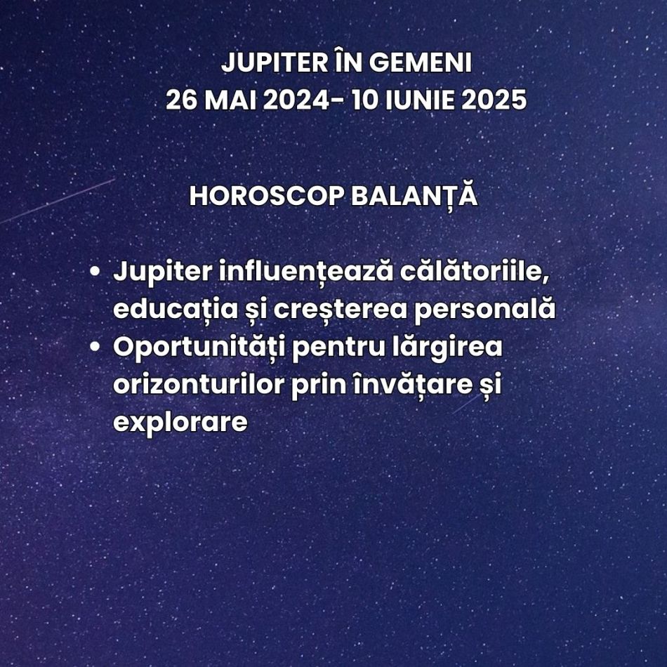  Jupiter, Marele Benefic, se mută în Gemeni. Cum îți schimbă norocul?