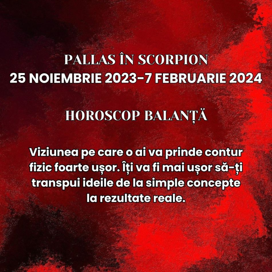 Pallas în Scorpion: Simțul dreptății ne este activat și ne aduce schimbări profunde