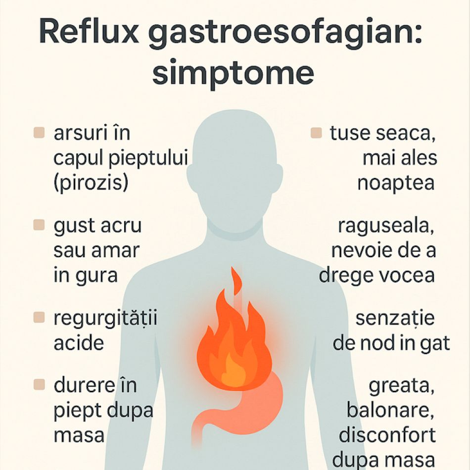 Tot ce trebuie să știi despre refluxul gastroesofagian: cauze, diagnostic, dietă și tratament