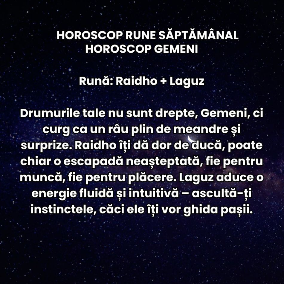 Horoscop Rune săptămâna 3-9 martie 2025: Începutul primăverii ne aduce mai multă forță și hotărâre! 