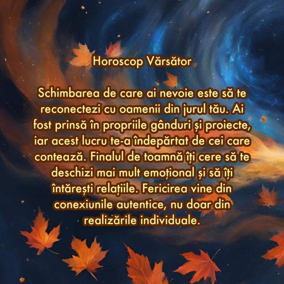 Care este schimbarea de care ai nevoie pe final de toamnă în funcție de zodia în care te-ai născut