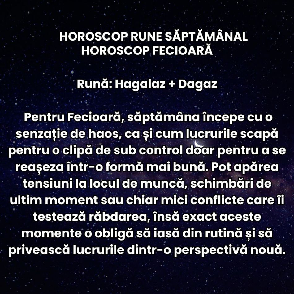 Horoscop Rune săptămâna 13-19 aprilie 2026: Nu mai putem sta pe loc! Ieșim din rutină și vrem să ne trăim viața