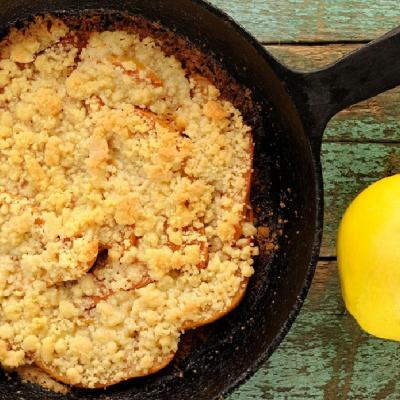 Prajitura 'lenesa' cu gutui. Fara faina si fara oua