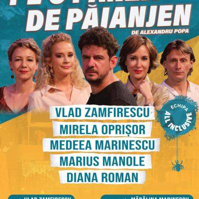 Pe o pânză de păianjen, Dă-i bătaie, Regina mamă și Gaițele, spectacole de comedie și dramă, la început de iulie pe scena TNB