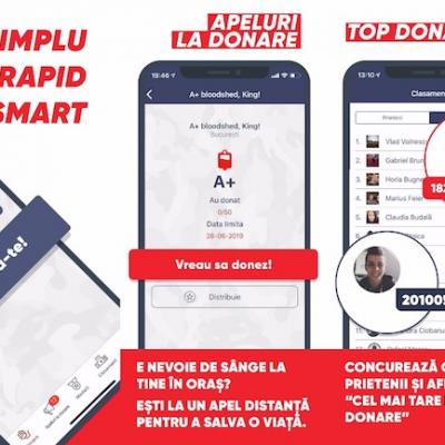 Donorium, aplicația care susține donarea de sânge, numărul 1 pe AppStore în mai puțin de 24 de ore