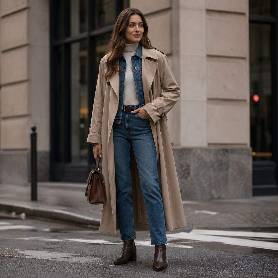 Cum să porți denim pe denim în 5 ținute foarte șic, potrivite pentru orice moment la zilei: office, seară romantică, plimbări