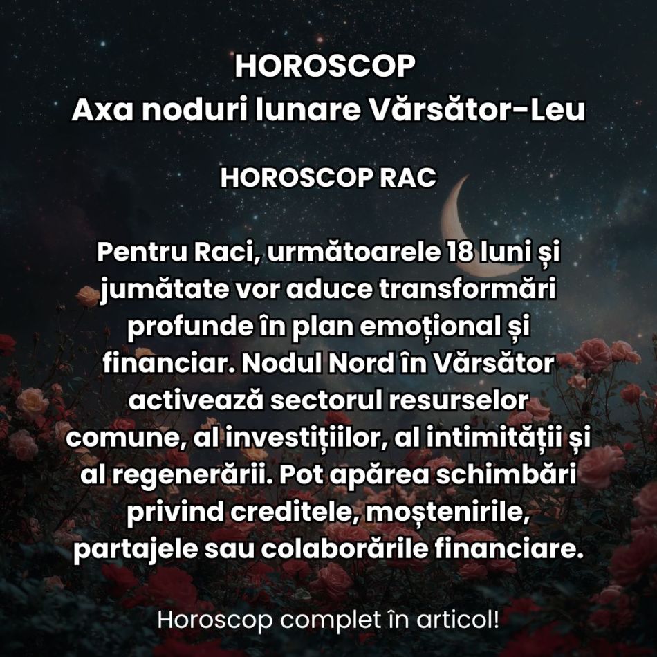 Nodurile Lunare intră în Vărsător și Leu: Busola destinului se recalibrează. Ce schimbări aduc până în martie 2028? 