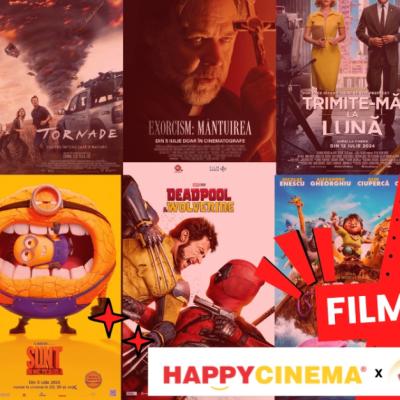 Filmele verii la Happy Cinema Luceafărul: o selecție de blockbustere pentru toate gusturile